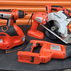 Black and Decker Fire Storm Set (Only tools)