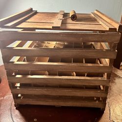 Antique Egg Crate