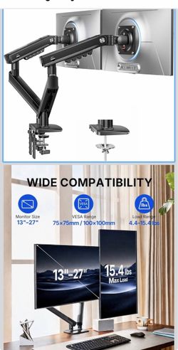 Dual Monitor Desk Mount Arm