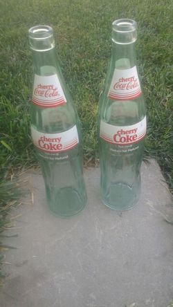 vintage Cherry Coke bottles