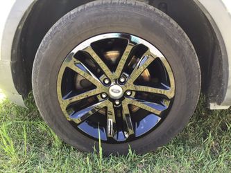 2011-2015 Ford Explorer Gloss Black Wheel Skins