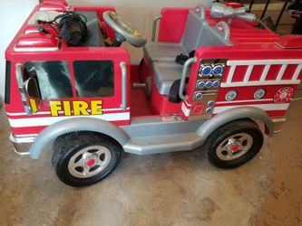 Kid trax fire truck parts sale