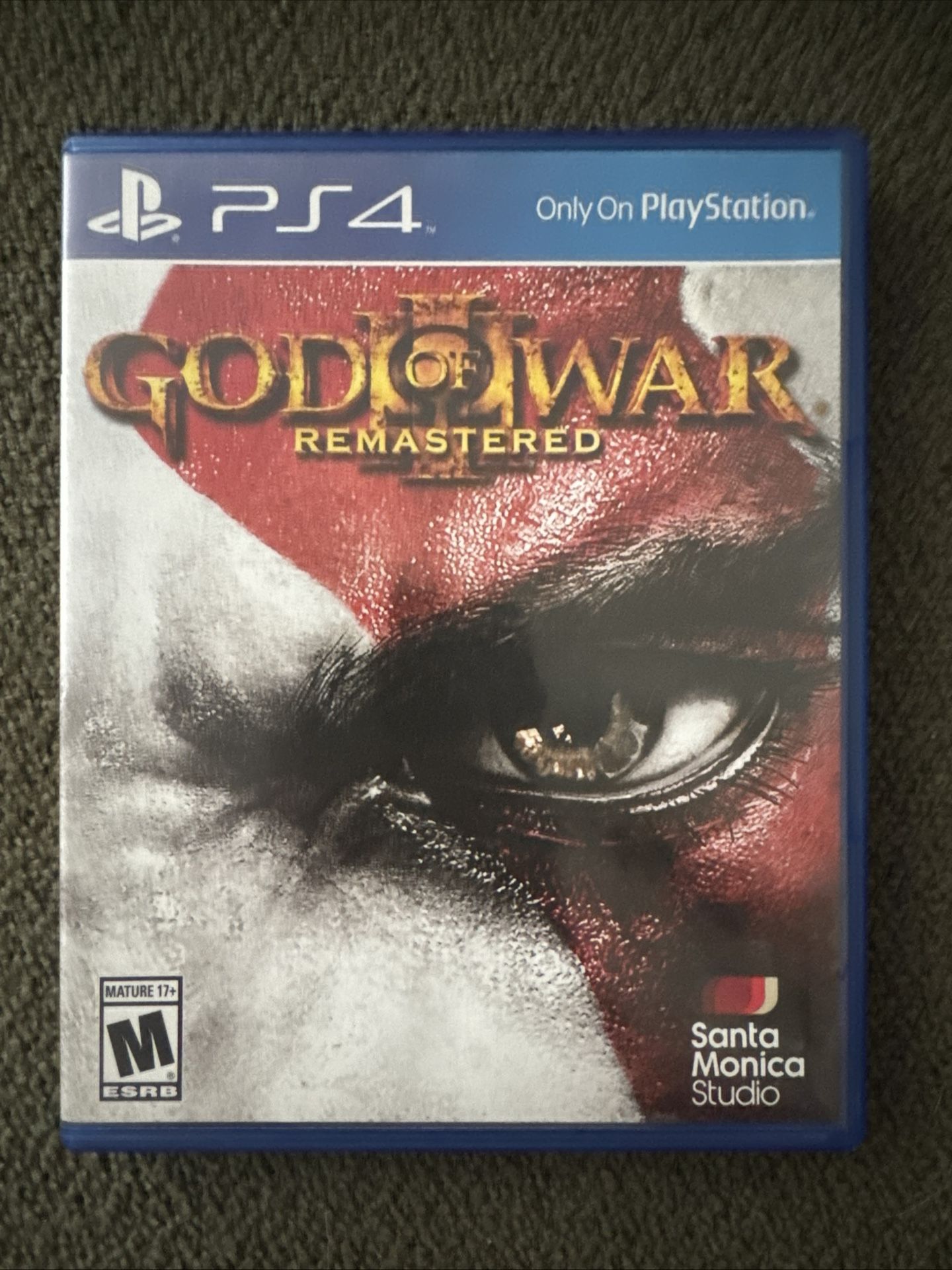 God of War III Remastered (Sony PS4, 2015) • Tested and Working