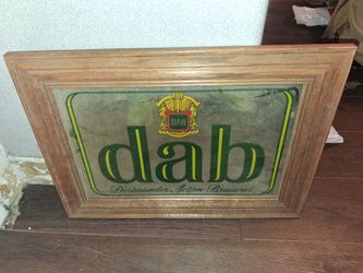 Vintage European beer sign