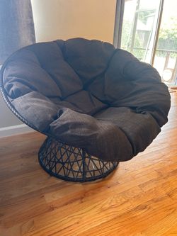Brown swivel chair