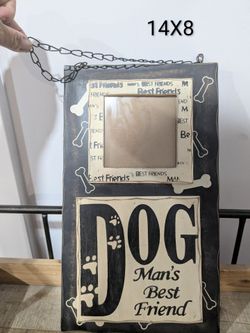 Dog picture frame