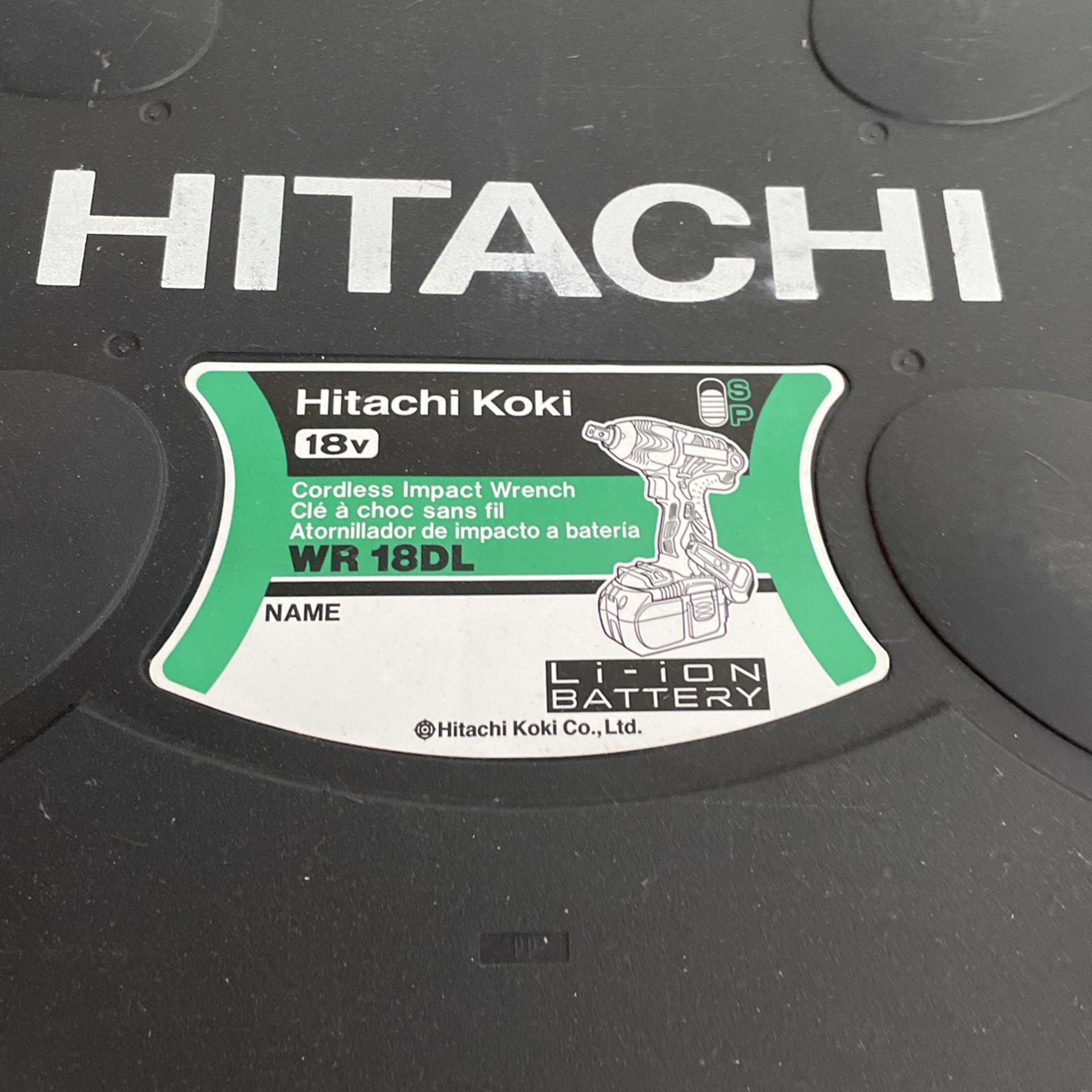 Hitachi Cordless Impact Wrench 