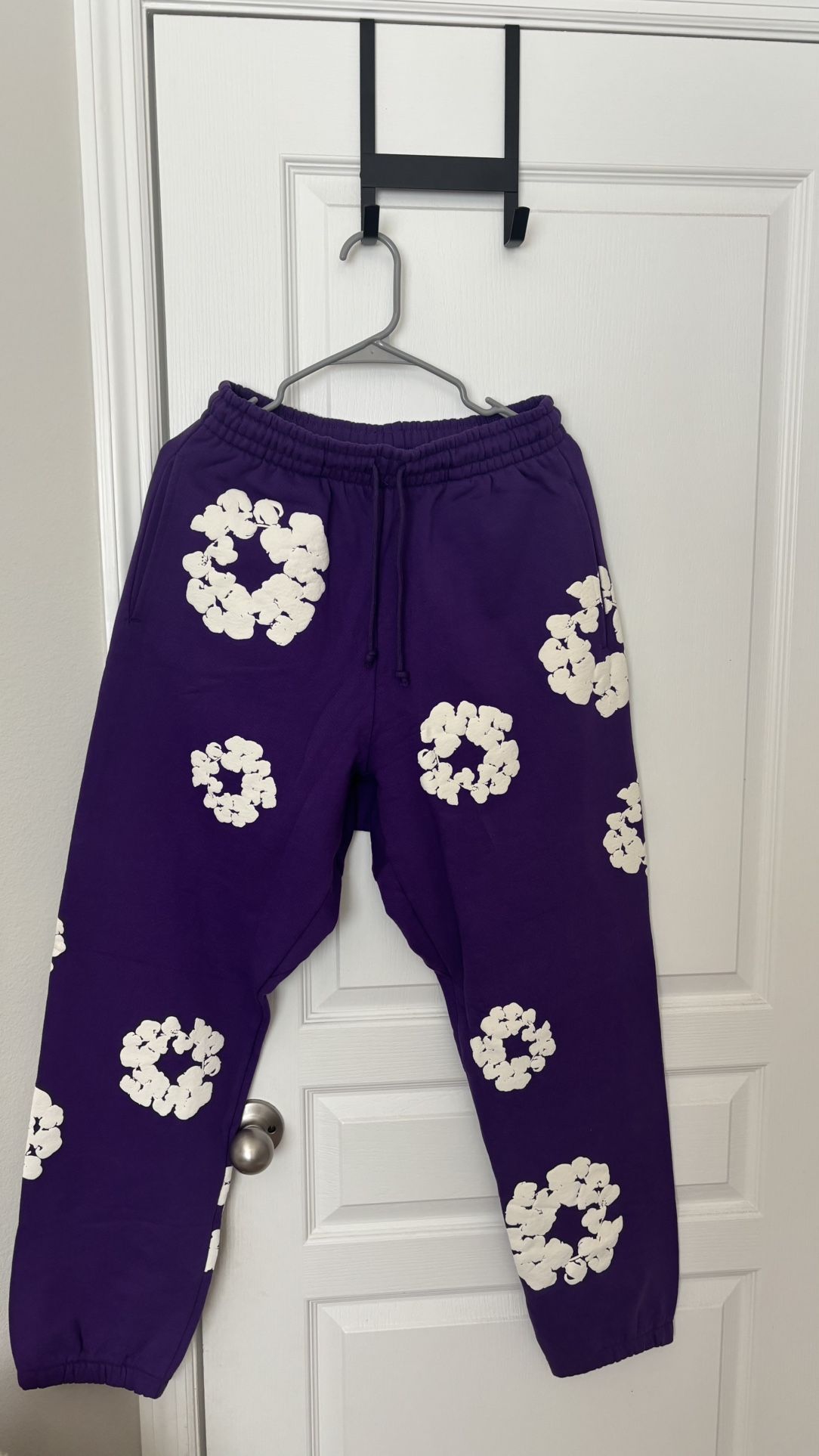 Purple Denim Tear Sweats