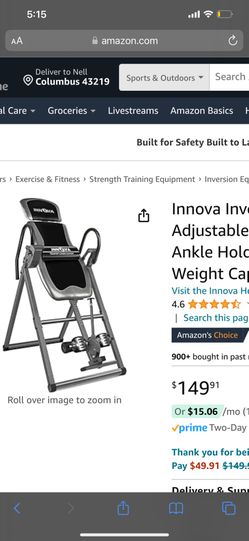 Innova Itx9600 Inversion Table (BRAND NEW)