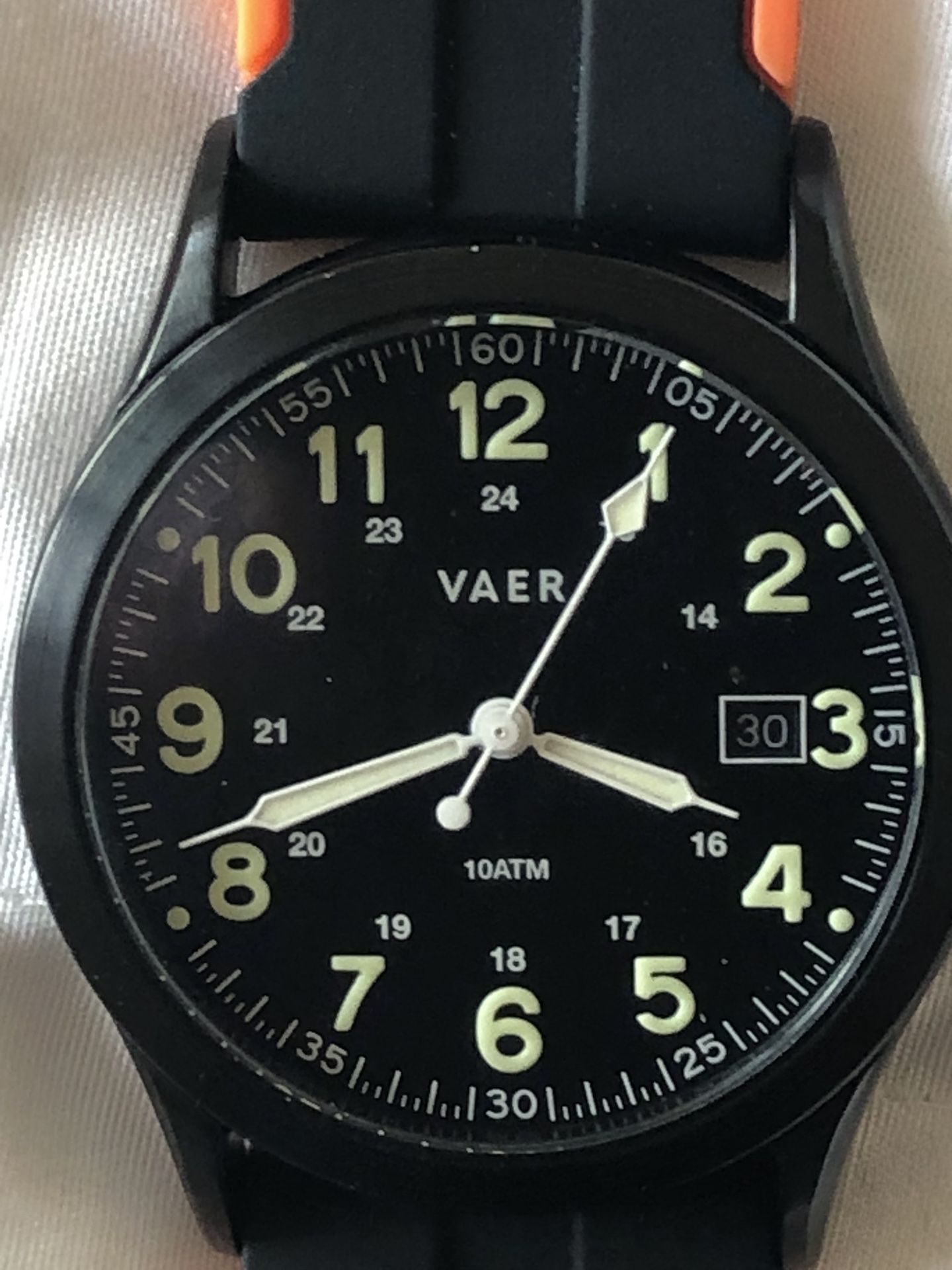 Vaer S3 Tactical Field Watch Black On Black Pristine Condition