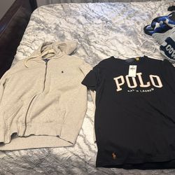 Polo shirt and sweater
