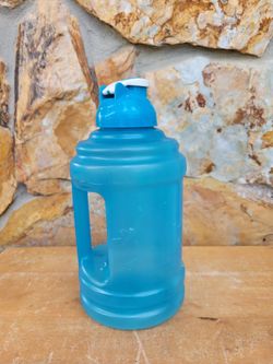 55 Fluid Ounce Blue Handled Bottle