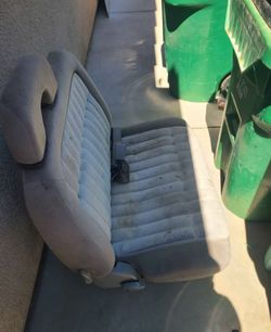 OBS 1(contact info removed) Chevy Silverado 60/40 Gray Cloth Car Bench Seat