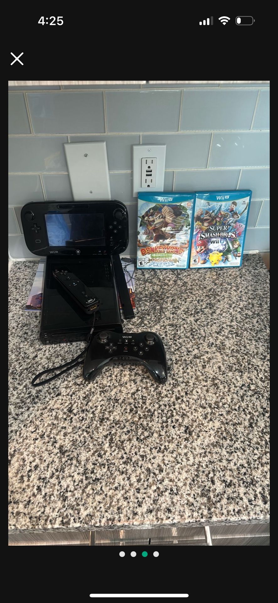 Nintendo Wiiu and two games