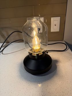 TARNABY Table Lamp with Dimmer Knob Anthracite Black