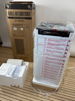 10000 BTU Portable Air Conditioner for 450 Sq Ft 4-in-1 Remote White