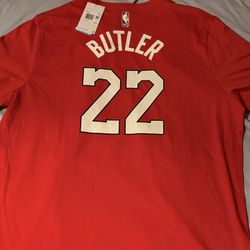 Jimmy Butler #22 Miami Heat NBA “Heat Culture” Nike Jersey T-Shirt; Men’s XXL