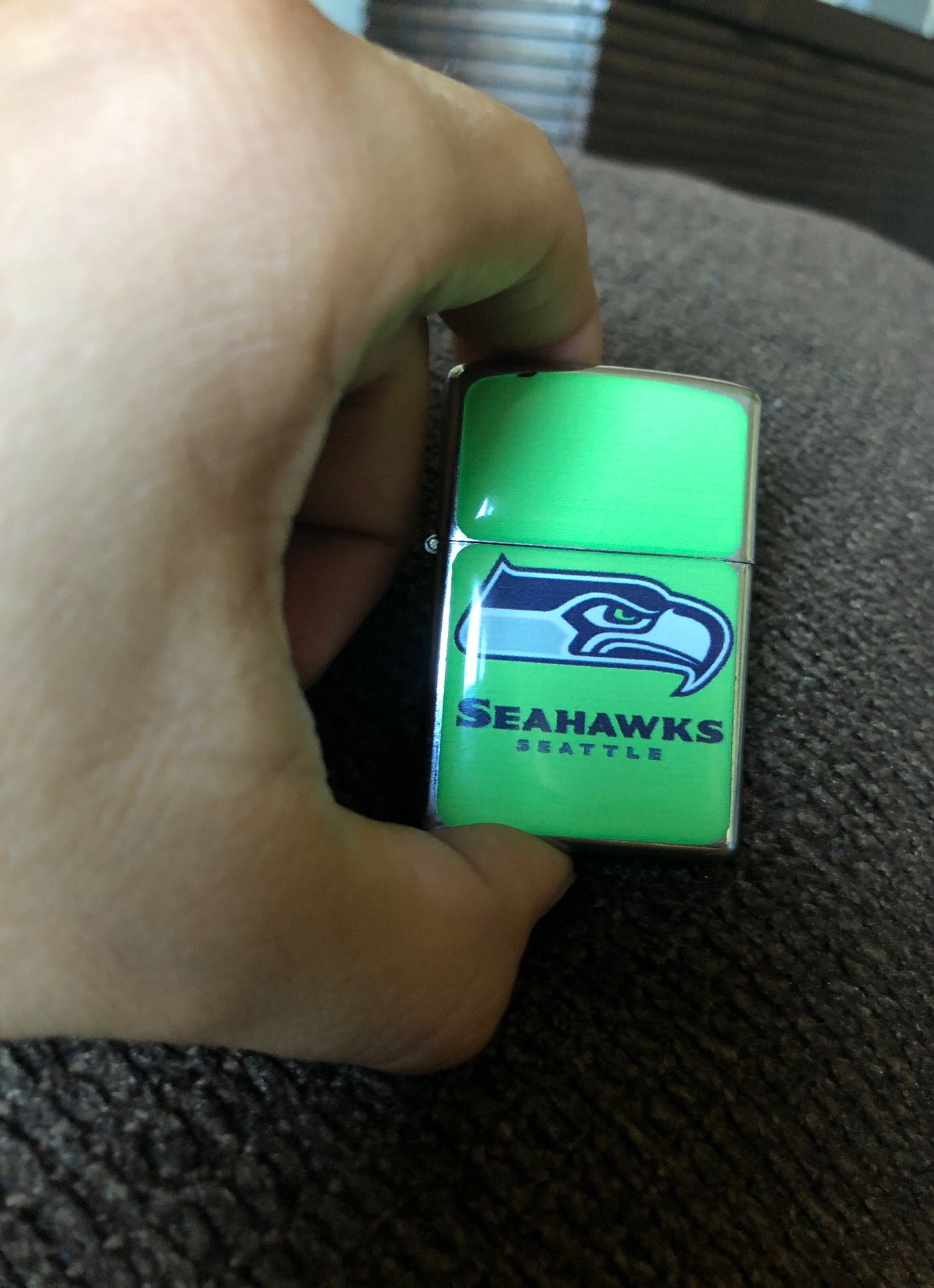 Seahawks zippo lighter