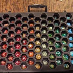 D&D Polyhedral Dice with Case - $70