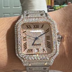 Moissanite Luxury Watch 