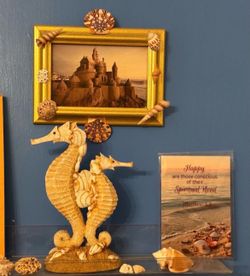Beach theme with Seahorse