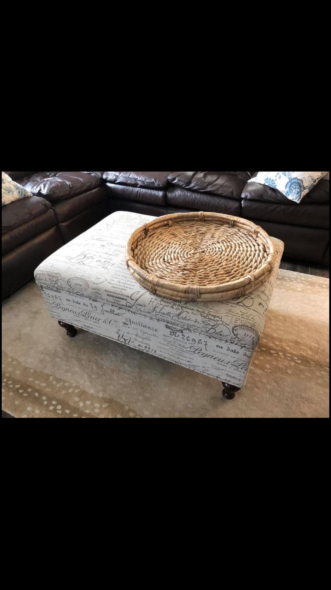 Decorative Storage Ottoman