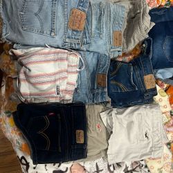 Hollister And Levi Shorts