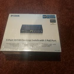 D-Link 5 Port Switch - New - DelES -1005p