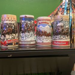Budweiser Beer Mugs 
