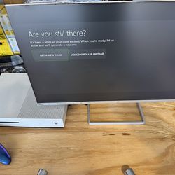 Xbox One S and Monitor