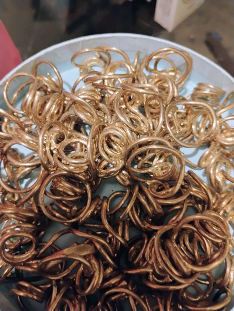 Gold Tone Ring Molds To Make Your Own Rings With