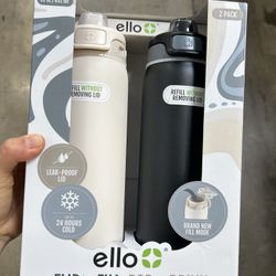 NWT Ello water bottle 2 pack set
