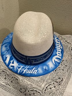 Los Angeles dodgers Airbrush Fedora Hat