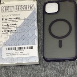 Purple Case for iPhone 15 Plus – Shockproof