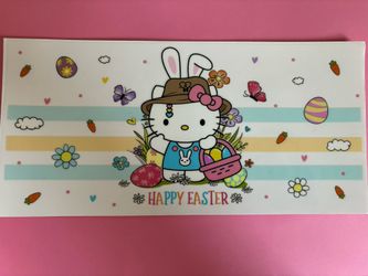 EASTER HELLO KITTY UV CUP WRAP