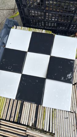 Black and White Ceramic Wall Tiles