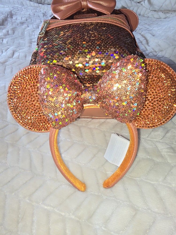 Peach Punch Swarvoski Ears