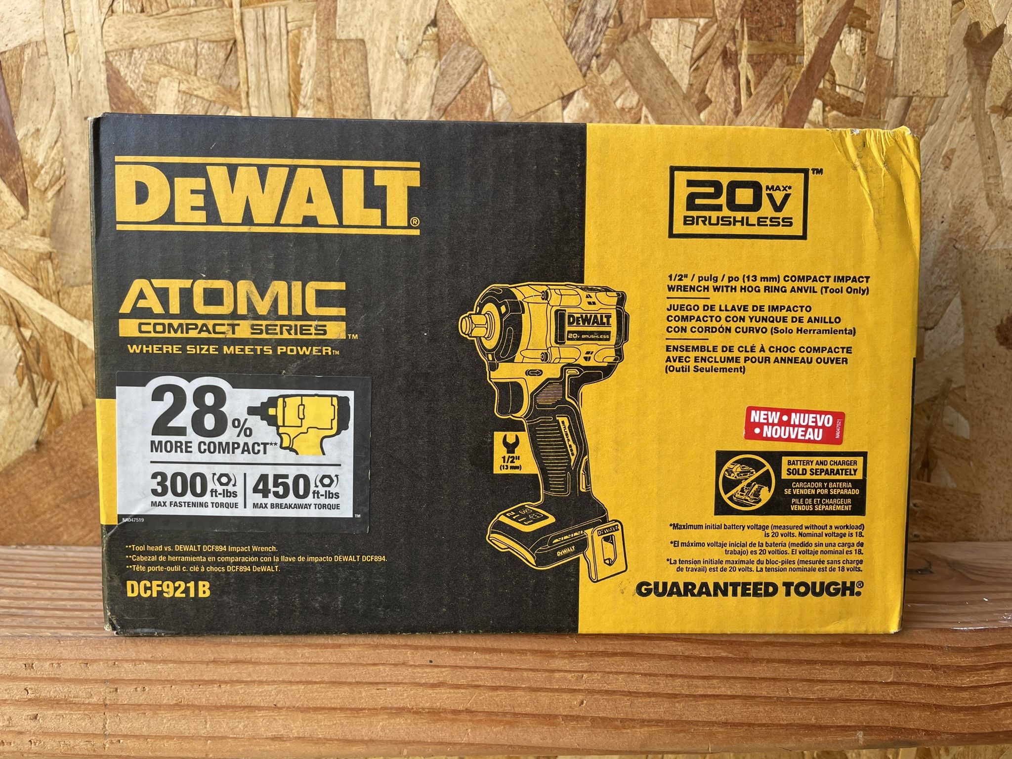 20V Dewalt Atomic 1/2” Impact Wrench
