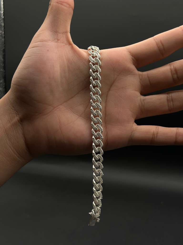 Sterling Silver.925 Bracelet With Zirconia 