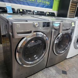 💥💥kenmore SET  WASHER AND ELECTRIC DRYER ULTRA CAPACIDAD  STAINLEES STEEL 🎀 