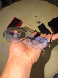 Cartier C Dècor Rimless Sunglasses