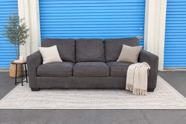 Black Sleeper Sofa with Bed