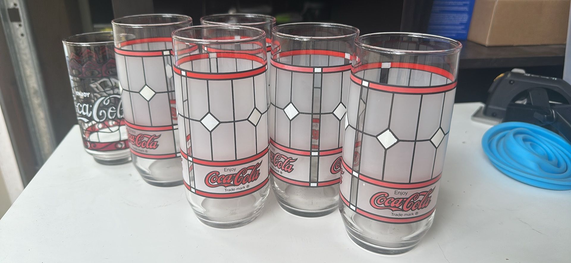 Vintage Coca-Cola cups