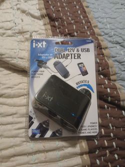 I-xt Dual 12 V & USB Adapter #10908