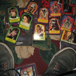 1977 tops star wars trading  sticker 1977 cards 