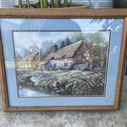 Carl Valente Wishford Family Cottage Print Wall Art