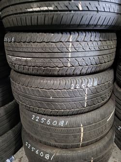 225 60r18 2 Used Tires.           Grandtrek