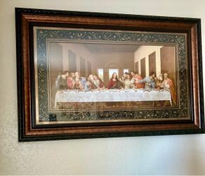 The Last Supper Framed Wall Art Print