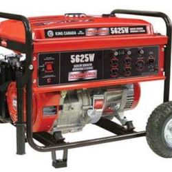 KING CANADA 5625 PORTABLE GENERATOR 