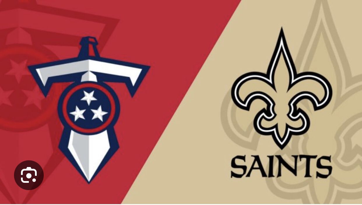 New Orleans Saints vs Tennessee Titans